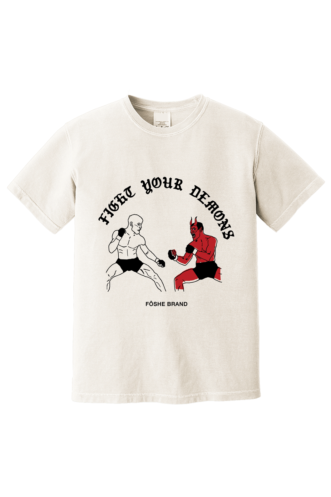 Fight Your Demons Tee (Ivory)
