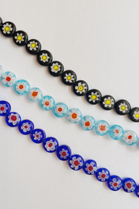 Flower Glass Necklace